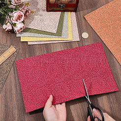 8Pcs Imitation Leather Fabrics&nbsp;DIY-WH20031-122