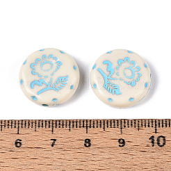 Painted Opaque Acrylic Beads&nbsp;OACR-T029-02E