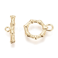 Brass Toggle Clasps&nbsp;KK-M108-C01