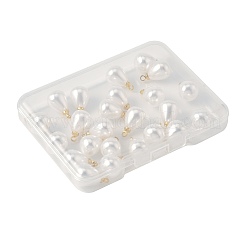 24Pcs ABS Plastic Imitation Pearl Pendants&nbsp;KK-FS0001-77