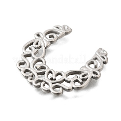 304 Stainless Steel Filigree Joiners&nbsp;STAS-Q362-03B-P