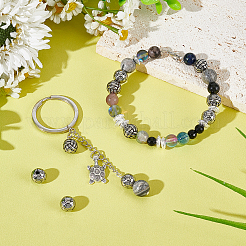 10Pcs 2 Styles 304 Stainless Steel Beads&nbsp;STAS-UN0061-41