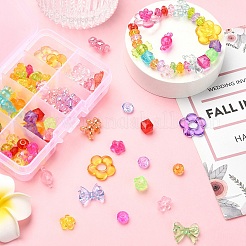 129Pcs Transparent Acrylic Beads&nbsp;MACR-YW0003-11