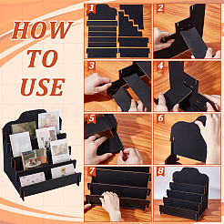 2 Bags Wood Display Risers for Card Holder&nbsp;ODIS-UN0001-19