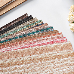 10Pcs 10 Colors PVC Imitation Leather Sheets Fabric&nbsp;DIY-CL0001-97A