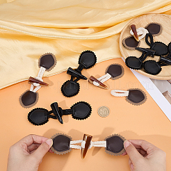 8 Pairs 2 Styles Resin Buttons&nbsp;BUTT-CL0001-09