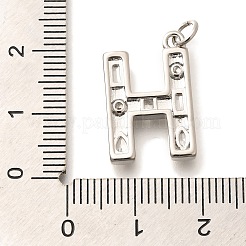 Brass Micro Pave Clear Cubic Zirconia Pendants&nbsp;KK-G521-01P-H