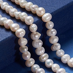 Natural Cultured Freshwater Pearl Beads Strands&nbsp;PEAR-I004-06-01A