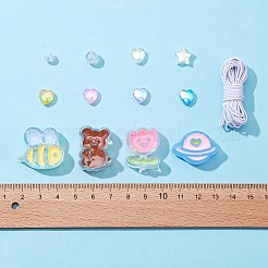 Transparent Acrylic Beads&nbsp;MACR-FS0001-26