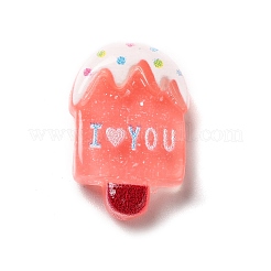 Opaque Resin Adhesive Back Cartoon Stickers&nbsp;RESI-K019-52