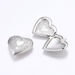 Tarnish Resistant 304 Stainless Steel Locket Pendants&nbsp;STAS-E144-020P
