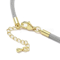 3MM Nylon Milan Cord Necklace Making&nbsp;NJEW-H084-01G-41