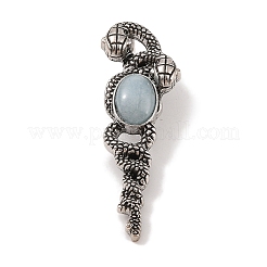 Dyed Natural White Jade Pendants&nbsp;G-A224-03AS-14