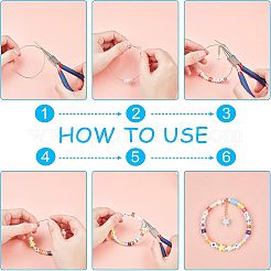DIY Children Elastic Jewelry Set Kits&nbsp;DIY-NB0004-13