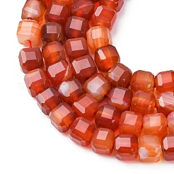 Natural Banded Agate/Striped Agate Beads Strands&nbsp;G-G005-B02-01A