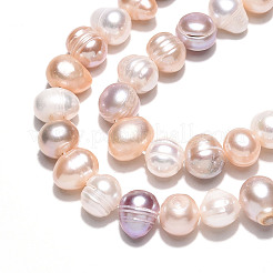 Natural Cultured Freshwater Pearl Beads Strands&nbsp;PEAR-N013-07O