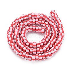 Handmade Polymer Clay Beads Strands&nbsp;CLAY-N008-042D