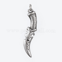 304 Stainless Steel Pendants&nbsp;STAS-G175-10AS