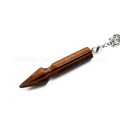 Chakra Theme Gemstone Pointed Dowsing Pendulums&nbsp;G-I284-D