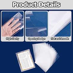 100Pcs OPP Cellophane Bags&nbsp;ABAG-CP0001-24B