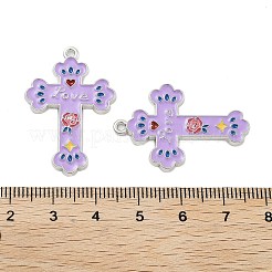 Rack Plating Alloy Enamel Pendants&nbsp;FIND-Z054-17P-01