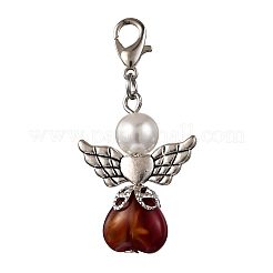 Heart Angel Glass Pendant Decoration&nbsp;HJEW-JM03807