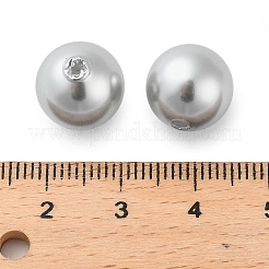 Baking Paint Pearlized Glass Pearl Round Beads&nbsp;X-HY-Q001-02B-04