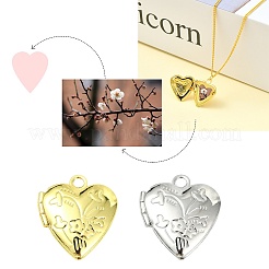30Pcs Brass Locket Pendants&nbsp;KK-SZ0003-18