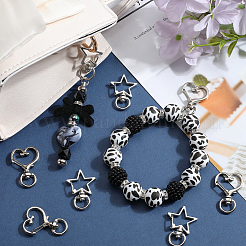 40Pcs 2 Styles Zinc Alloy Swivel Lobster Clasps&nbsp;FIND-SP0002-56A