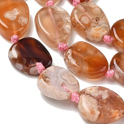 Natural Cherry Blossom Agate Beads Strands&nbsp;GG-CBAD7AB-03