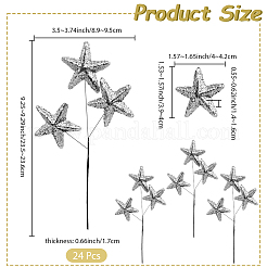 Foam Glitter Star Stem Accessories&nbsp;DIY-WH20081-021B-03A
