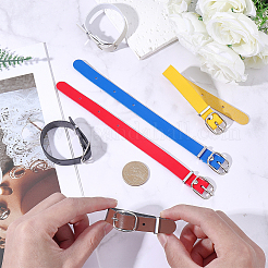 12Pcs 6 Colors PU Leather Luggage Tag Straps&nbsp;FIND-WR0012-92
