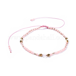 Adjustable Nylon Thread Braided Beads Bracelets&nbsp;BJEW-JB04379