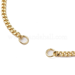 Brass Curb Chains Bracelet Makings&nbsp;AJEW-JB01225