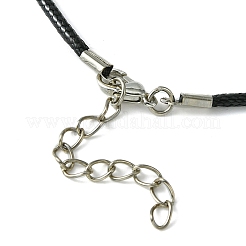 Tibetan Style Alloy Snowflake Pendant Necklaces&nbsp;NJEW-JN04538