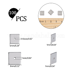 304 Stainless Steel Spacer Beads&nbsp;STAS-UN0008-18P