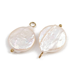 Natural Freshwater Pearl Keshi Pearl Pendants&nbsp;STAS-D378-08C-G
