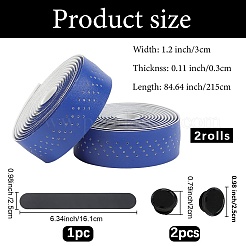 EVA Bicycle Handlebar Tape&nbsp;AJEW-WH20042-58B