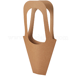 20Pcs Kraft Paper Hand-held Bouquet Bag&nbsp;CARB-GF0001-02