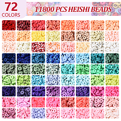 DIY Polymer Clay & CCB Plastic Beads Bracelets Making Kits&nbsp;DIY-YW0010-38