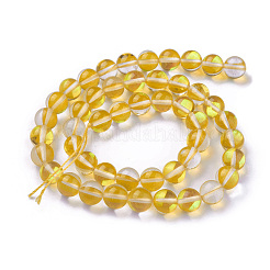Synthetic Moonstone Beads Strands&nbsp;G-F143-8mm-14
