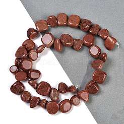 Synthetic Goldstone Nuggets Beads Strands&nbsp;G-B125-A07-01