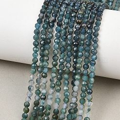 Natural Blue Tourmaline Beads Strands&nbsp;G-G294-A02-3mm-01