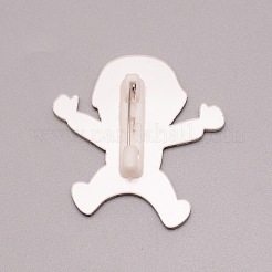 Astronaut Plastic Brooch for Backpack Clothes&nbsp;JEWB-TAC0007-13