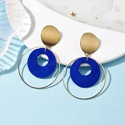 Natural Shell Dangle Earrings&nbsp;EJEW-JE05820-01