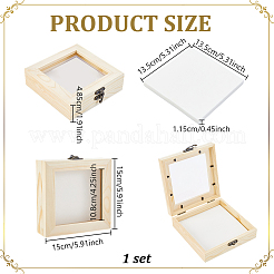 1Pc Wood Storage Display Cases&nbsp;CON-GA0001-42