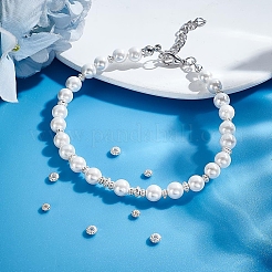 25Pcs 2 Styles 925 Sterling Silver Beads&nbsp;STER-PH0002-85
