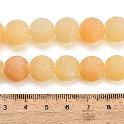 Natural Yellow Calcite Beads Strands&nbsp;GG-CBAA3AB-01-12mm