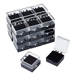 Plastic Badge Storage Gift Box&nbsp;CON-WH0099-07A