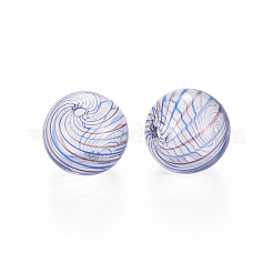 Transparent Handmade Blown Glass Globe Beads&nbsp;GLAA-T012-35C-06